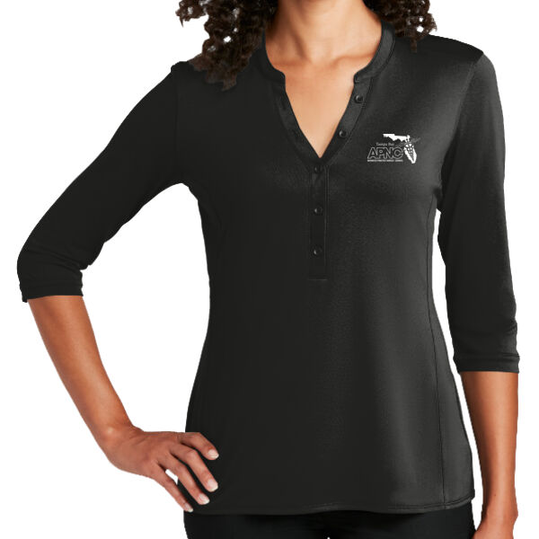 Tampa Bay APNC | ADULT Ladies | UV Pique Henley Thumbnail